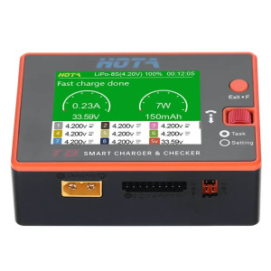 Зарядное устройство HOTA T8 — DC 650W, 1 канал, 22A, LiPo/LiHV/LiFe/Li-ion/NiMH 1–8S, IPS 2.8". Photo 2